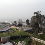 View of Evian Pier from Hotel Balcony