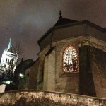 Night View of Geneva Church.