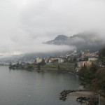 Westward View from Chateau Chillon toward Montreux