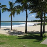 Fiji InterContinental's beach area off main building 