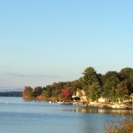 View of Winnisquam Lake by Tilton