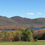 View of Chittenden Reservoir from Mountain Top Inn Terrace