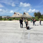 Arrival at Bora Bora Airport